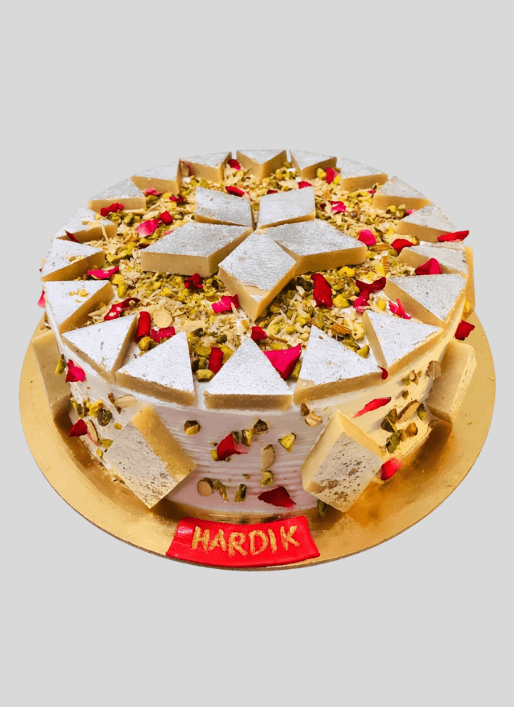Excellent Kaju Katli Cake