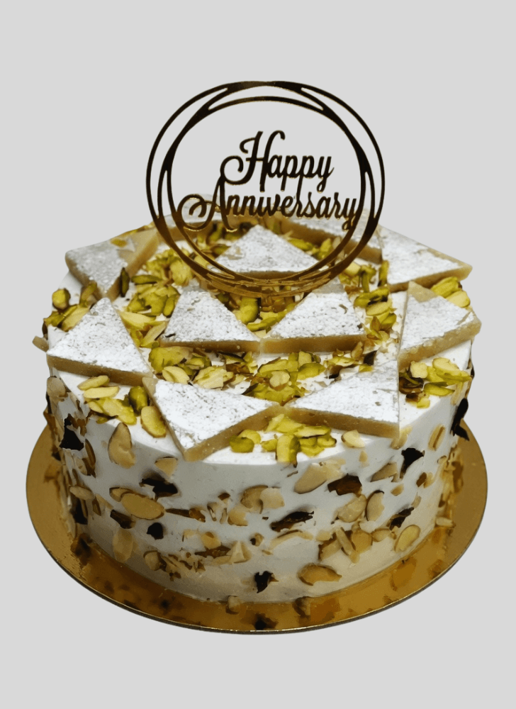 Magnetic Kaju Katli Cake