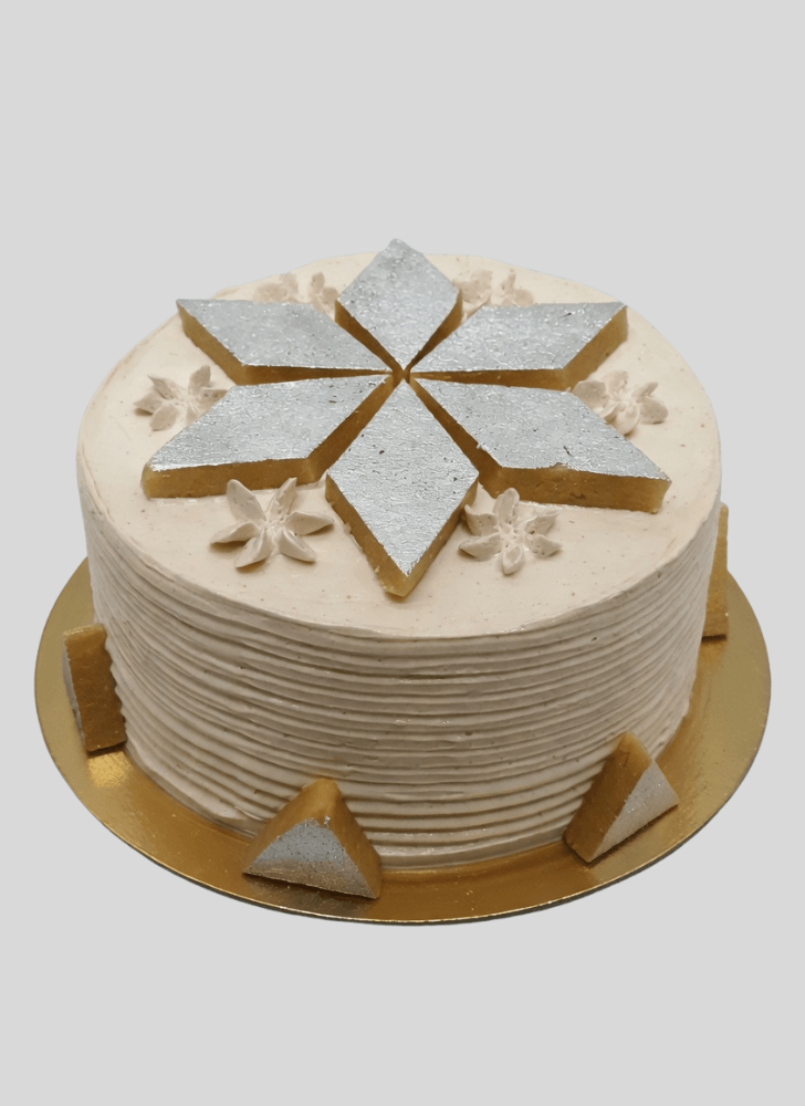 Magnificent Kaju Katli Cake
