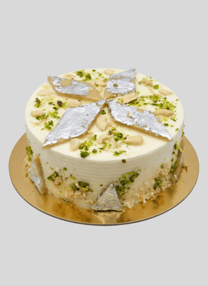 Marvelous Kaju Katli Cake