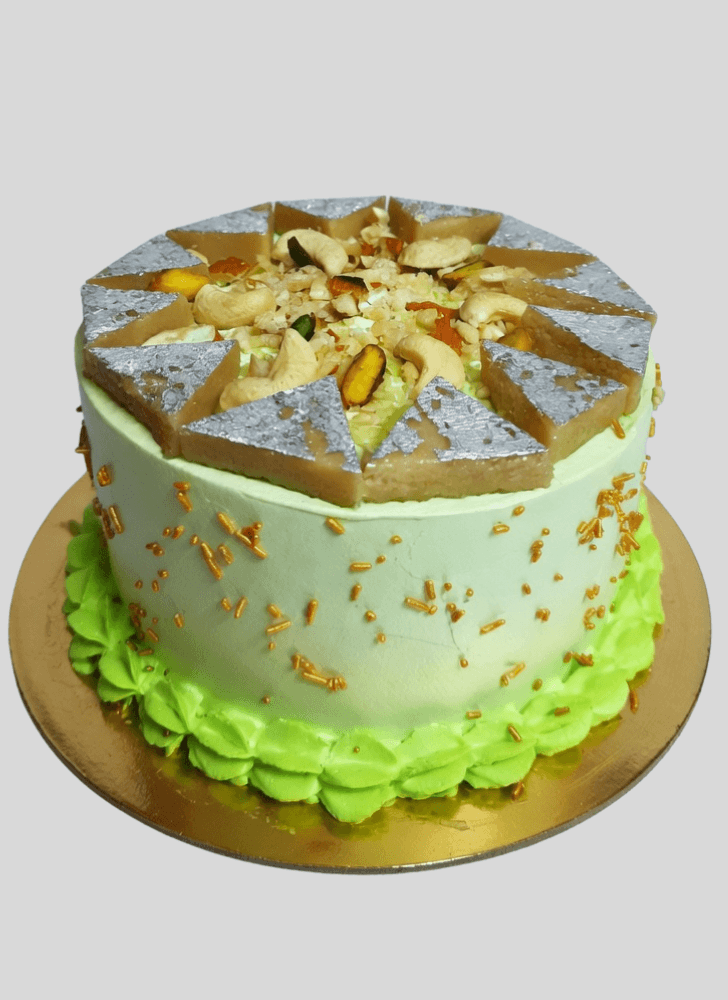 Nice Kaju Katli Cake