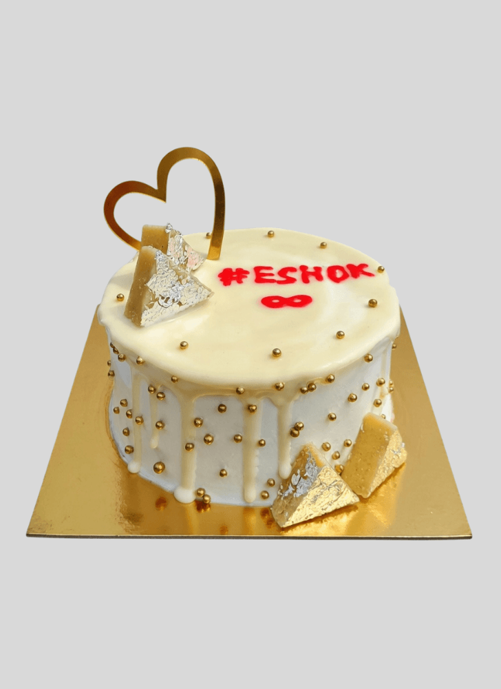Radiant Kaju Katli Cake