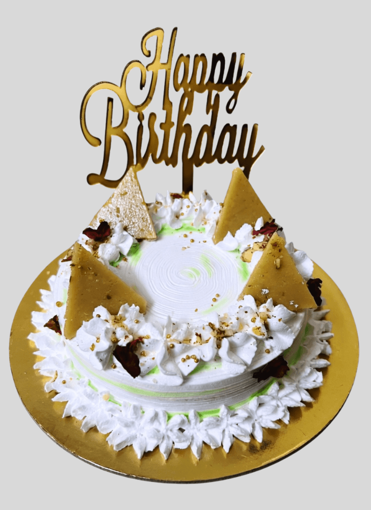 Refined Kaju Katli Cake