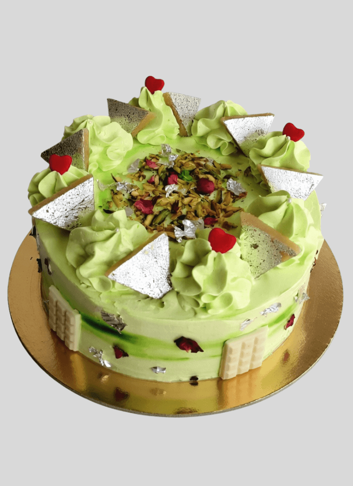 Resplendent Kaju Katli Cake