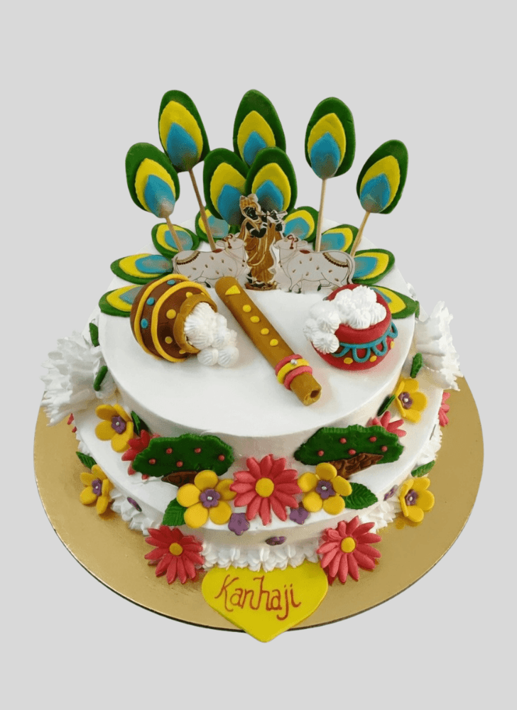 Charming Kanha Cake