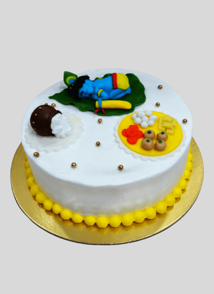 Elegant Kanha Cake