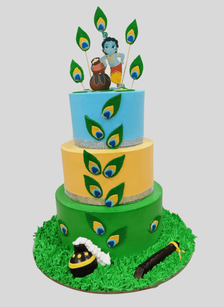 Lovely Kanha Cake Design