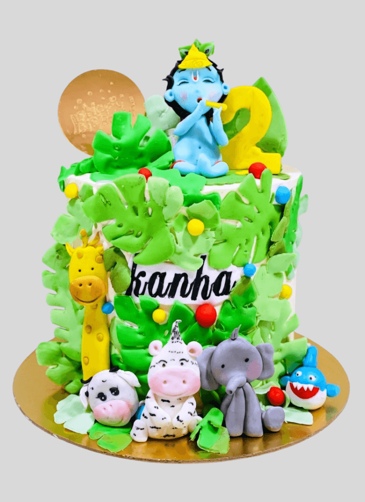 Wonderful Kanha Cake Design