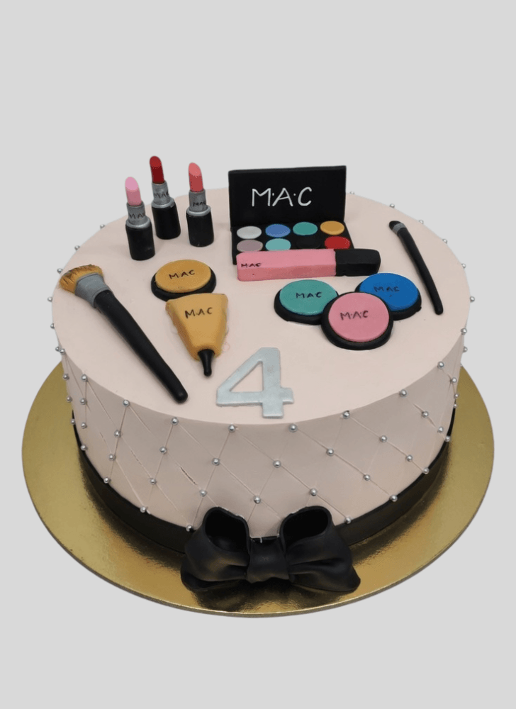 Adorable MAC Makeup Cake