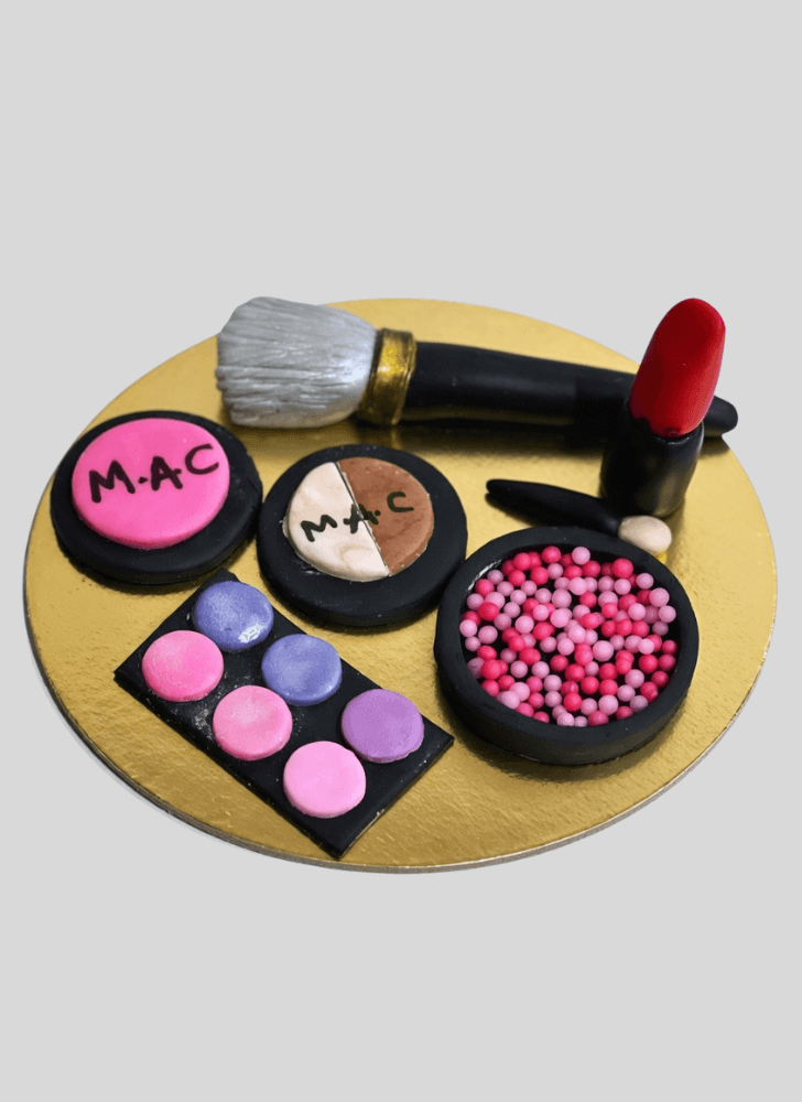 Charming MAC Makeup Cake