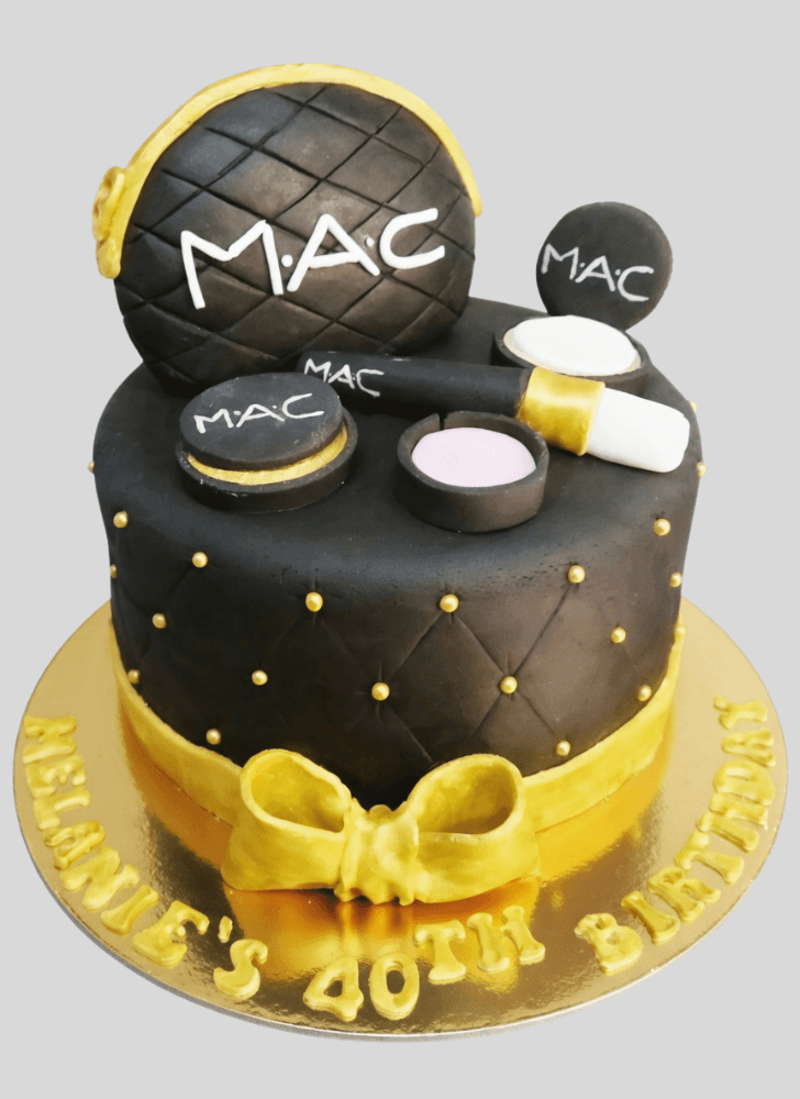 Classy MAC Makeup Cake