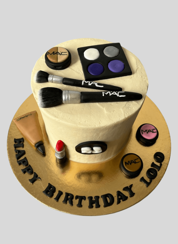 Cute MAC Makeup Cake