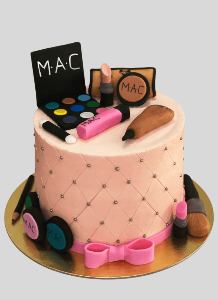 Elegant MAC Makeup Cake