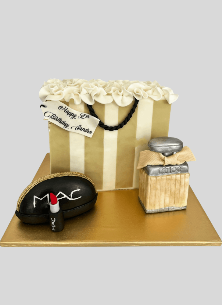 Enticing MAC Makeup Cake