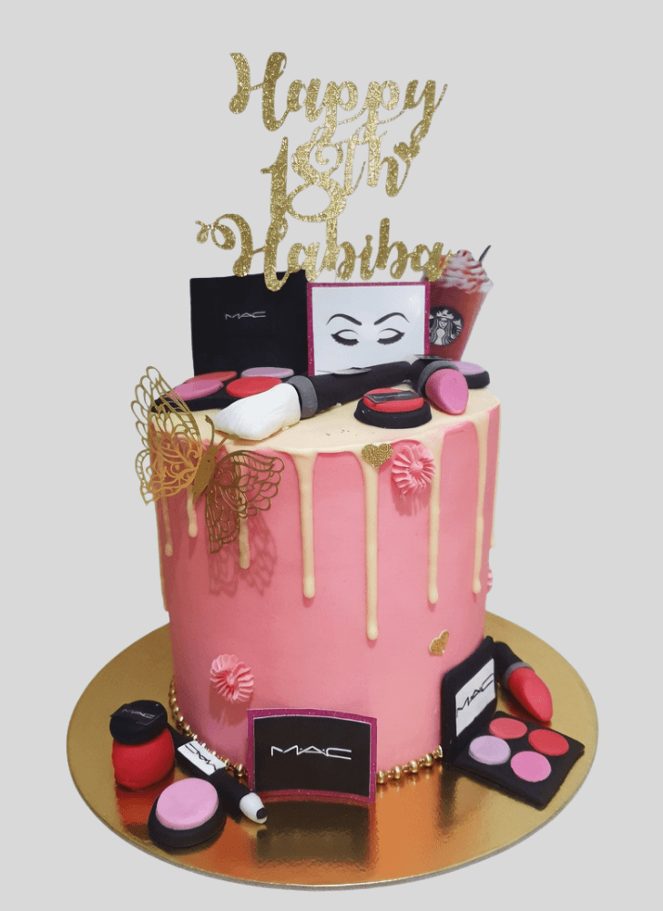 Exquisite MAC Makeup Cake