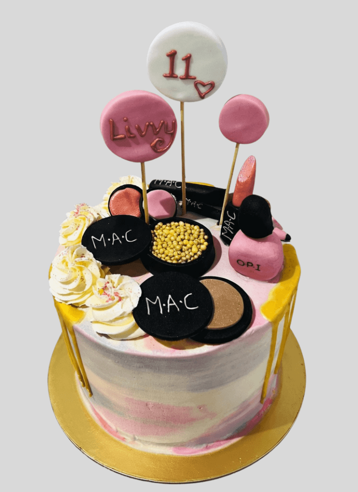 Gorgeous MAC Makeup Cake