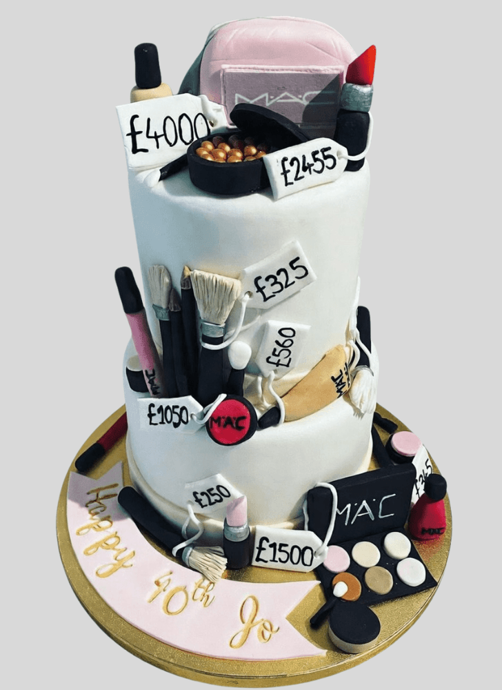 Graceful MAC Makeup Cake