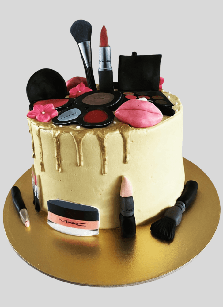 Handsome MAC Makeup Cake
