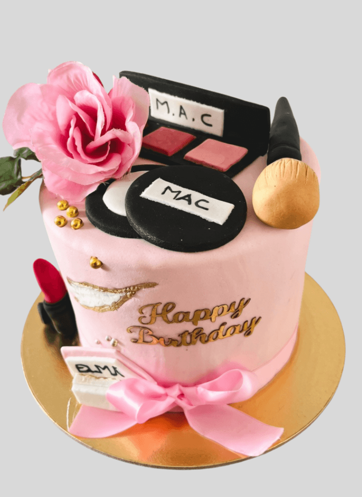 Lovely MAC Makeup Cake Design