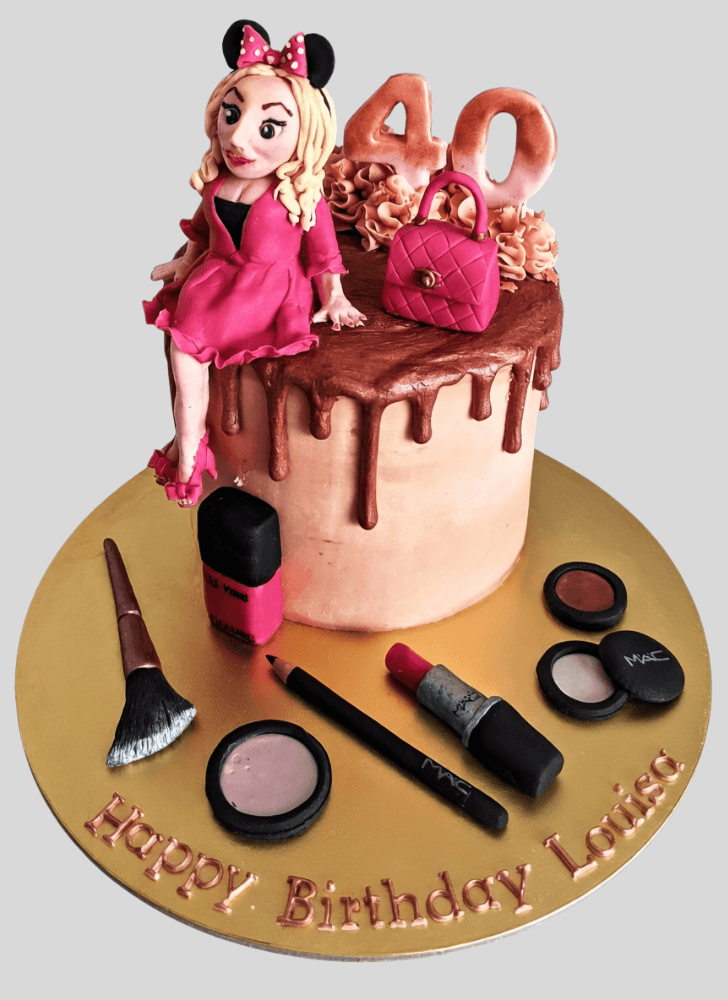 Magnificent MAC Makeup Cake