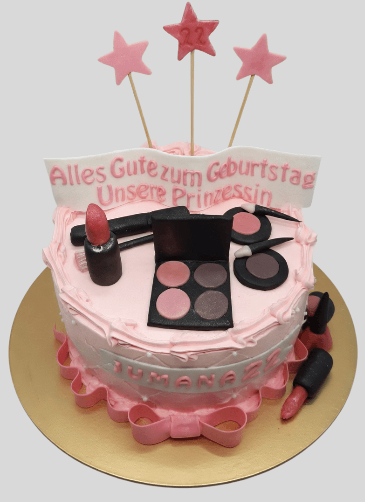 Mesmeric MAC Makeup Cake