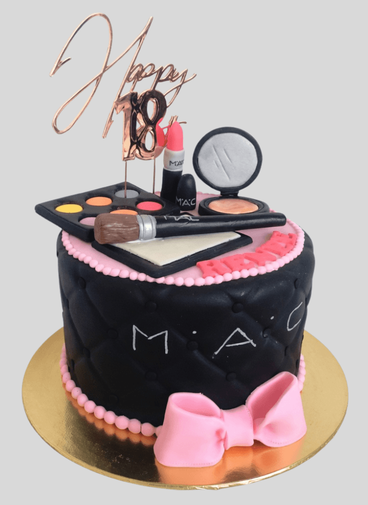 Shapely MAC Makeup Cake