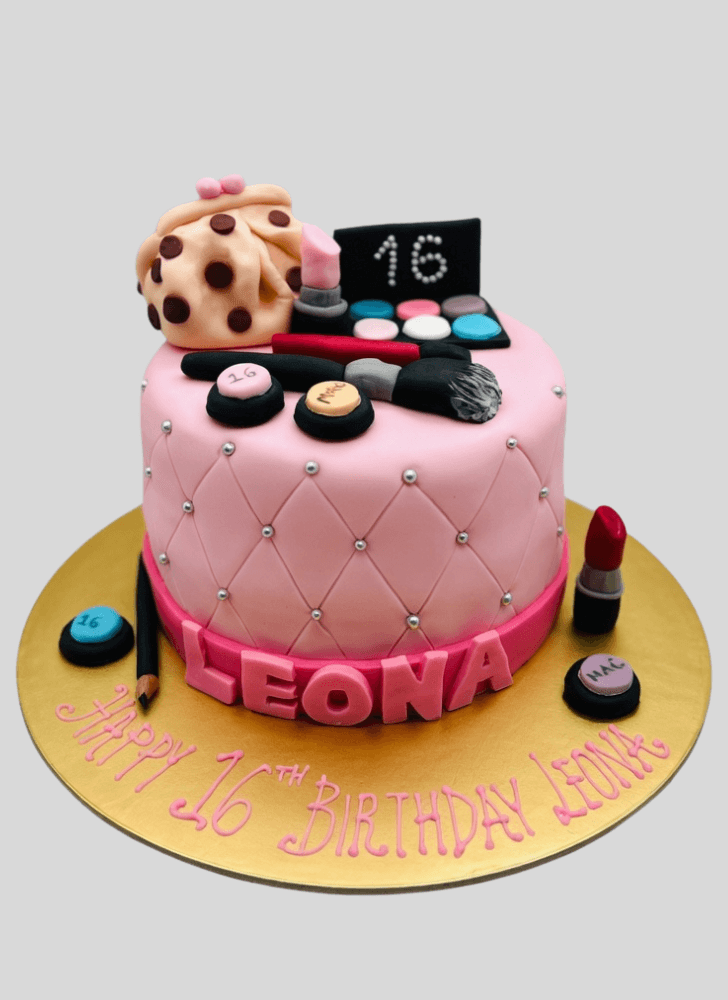 Wonderful MAC Makeup Cake Design