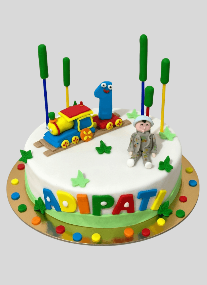 Bewitching Train Cake