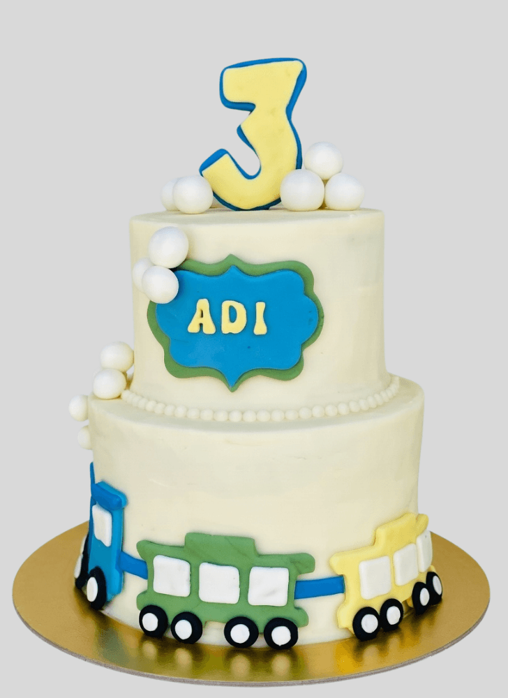 Charming Train Cake
