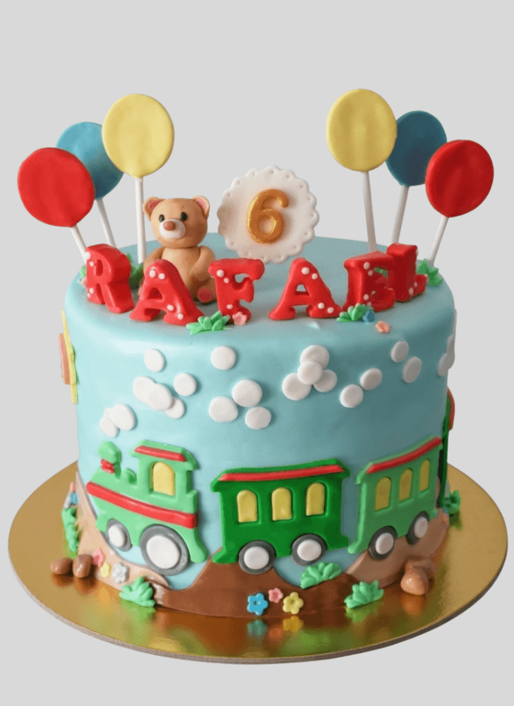Handsome Train Cake
