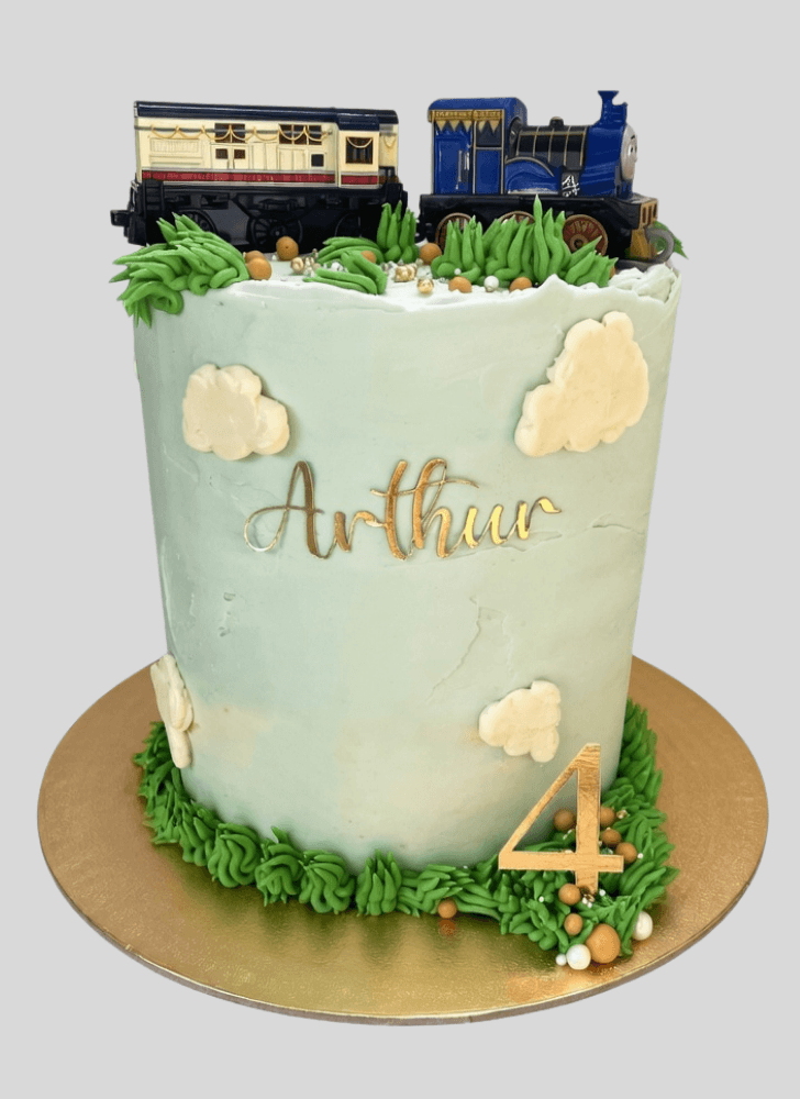 Wonderful Train Cake Design