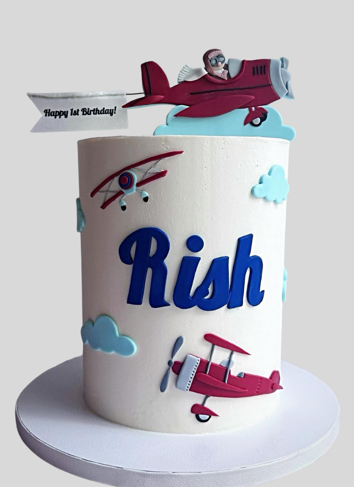 Alluring Airplane Cake