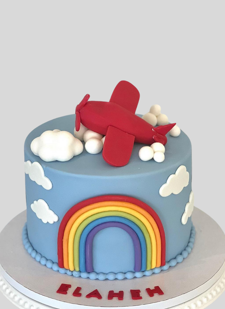 Angelic Airplane Cake