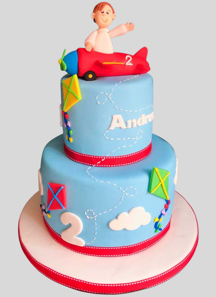 Appealing Airplane Cake