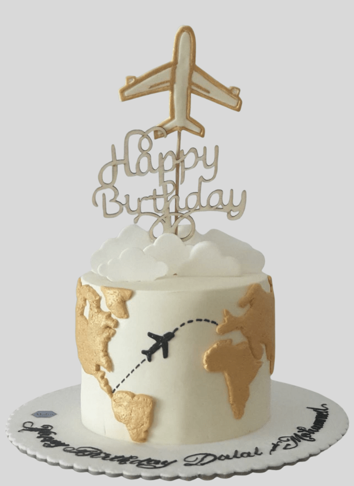 Charming Airplane Cake