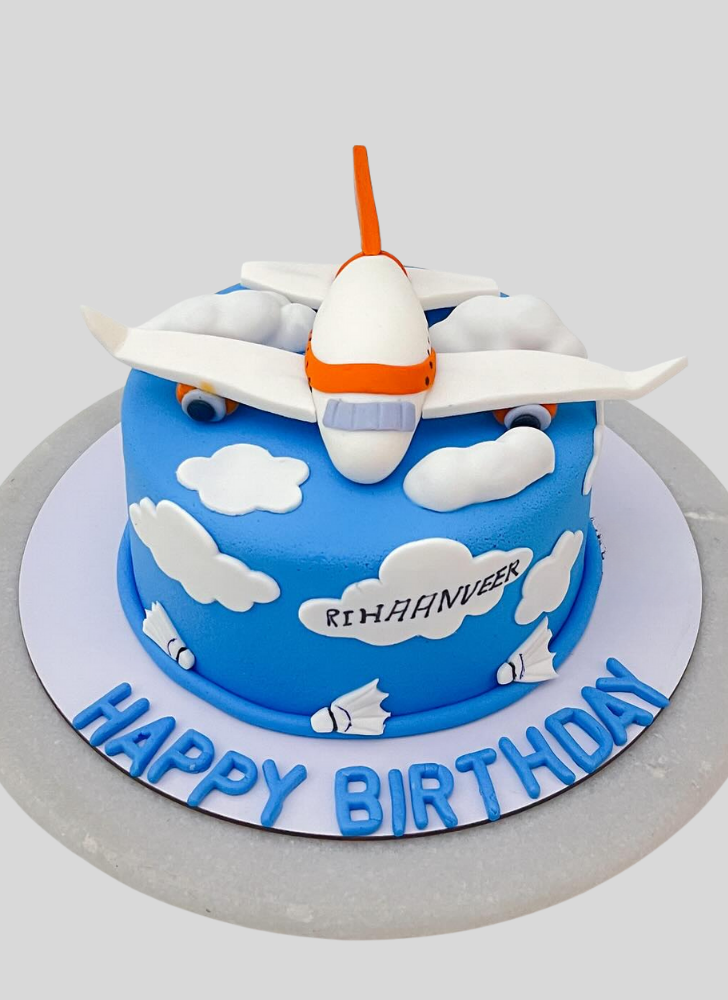 Classy Airplane Cake
