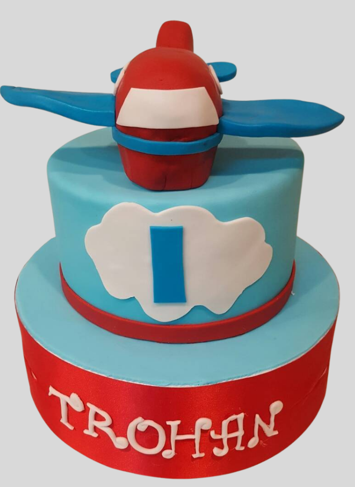 Delightful Airplane Cake