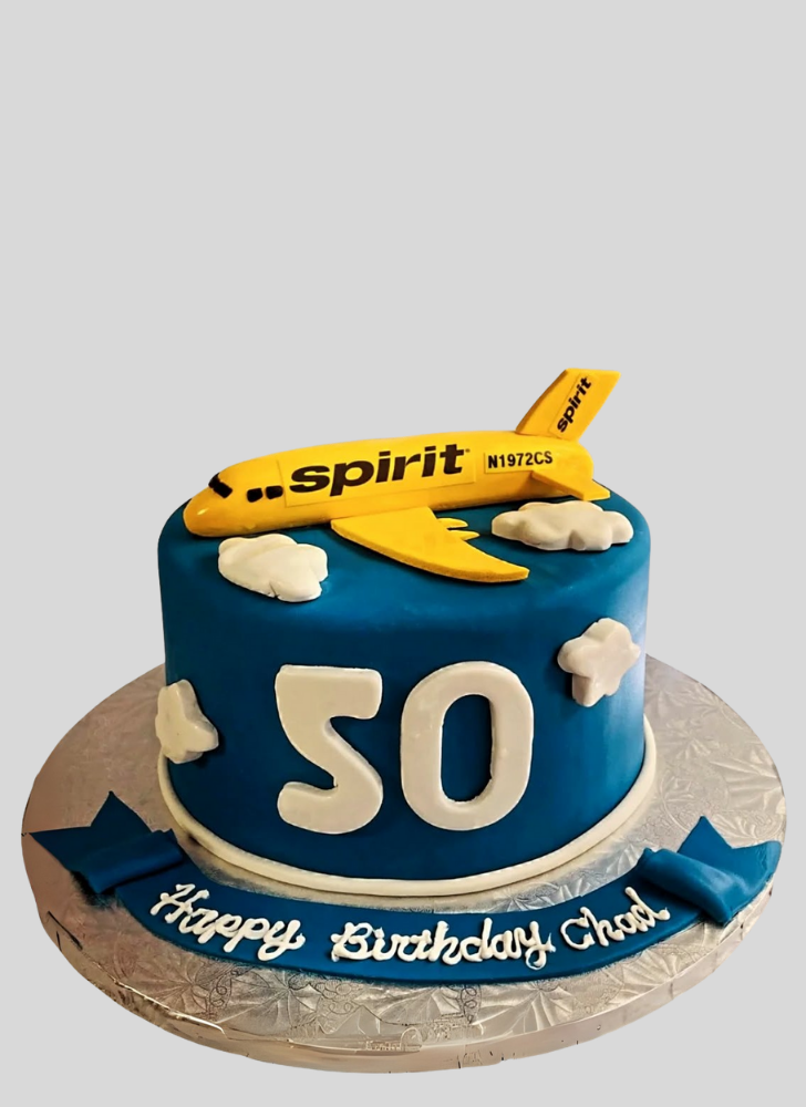 Excellent Airplane Cake