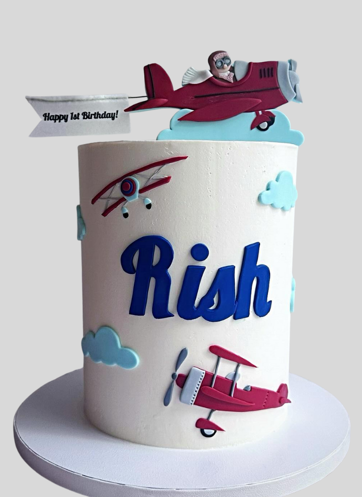 Fine Airplane Cake