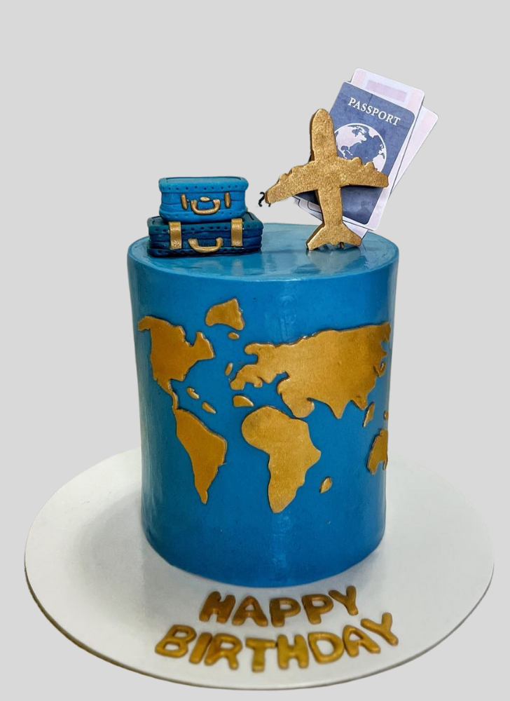 Gorgeous Airplane Cake