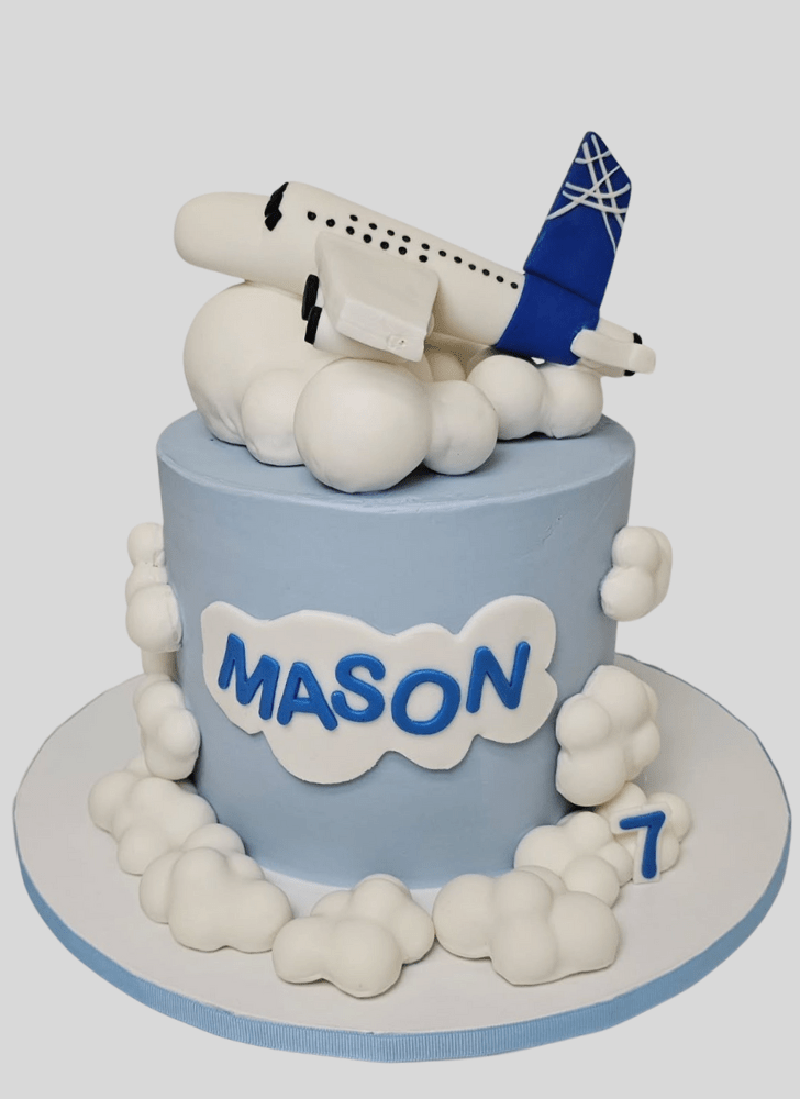 Lovely Airplane Cake Design
