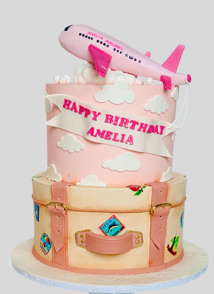 Nice Airplane Cake
