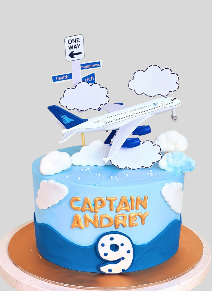 Slightly Airplane Cake
