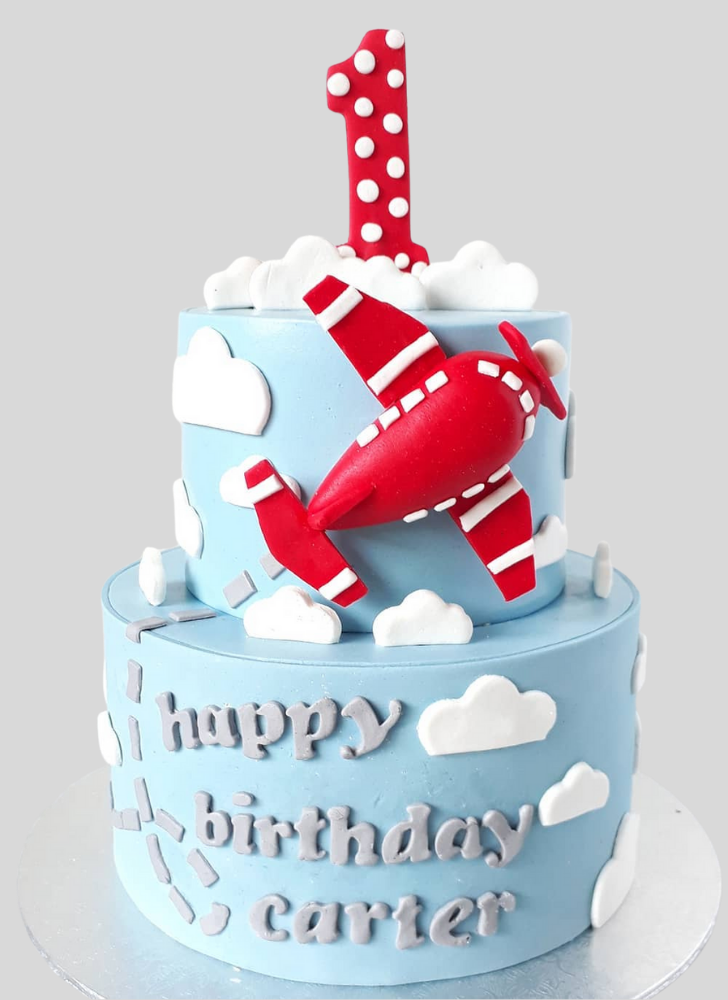 Superb Airplane Cake