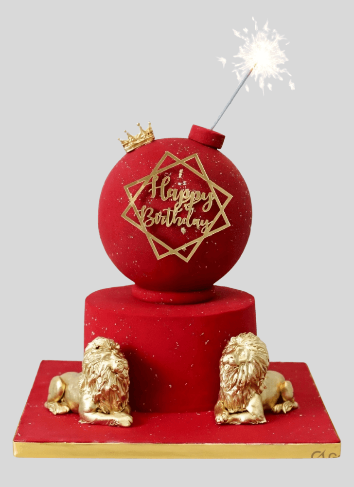 Handsome Bomb Cake