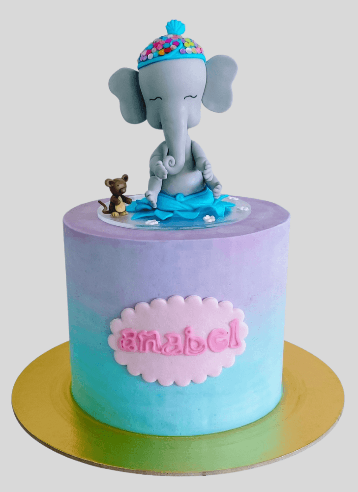 Angelic Ganesh Cake