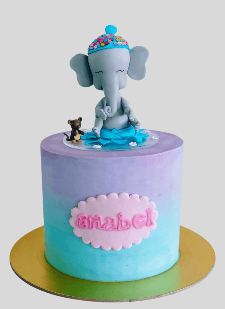 Charming Ganesh Cake