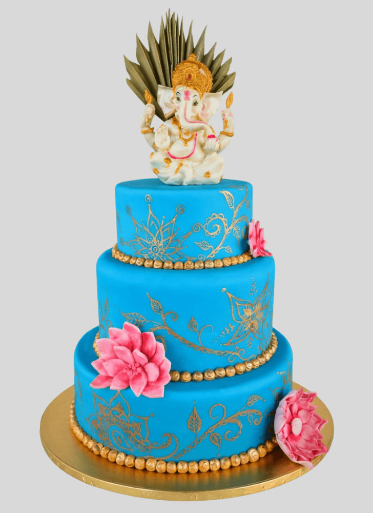 Delicate Ganesh Cake