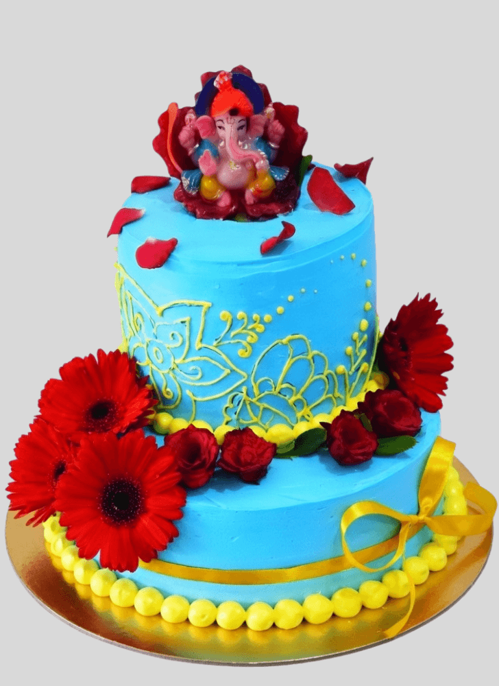 Elegant Ganesh Cake