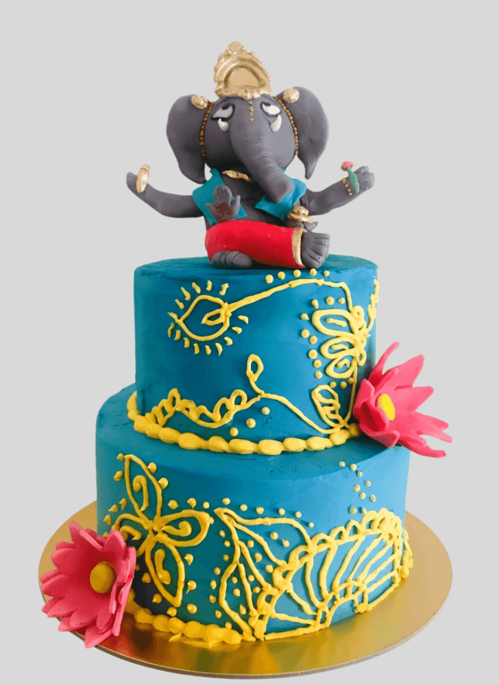 Good Looking Ganesh Cake